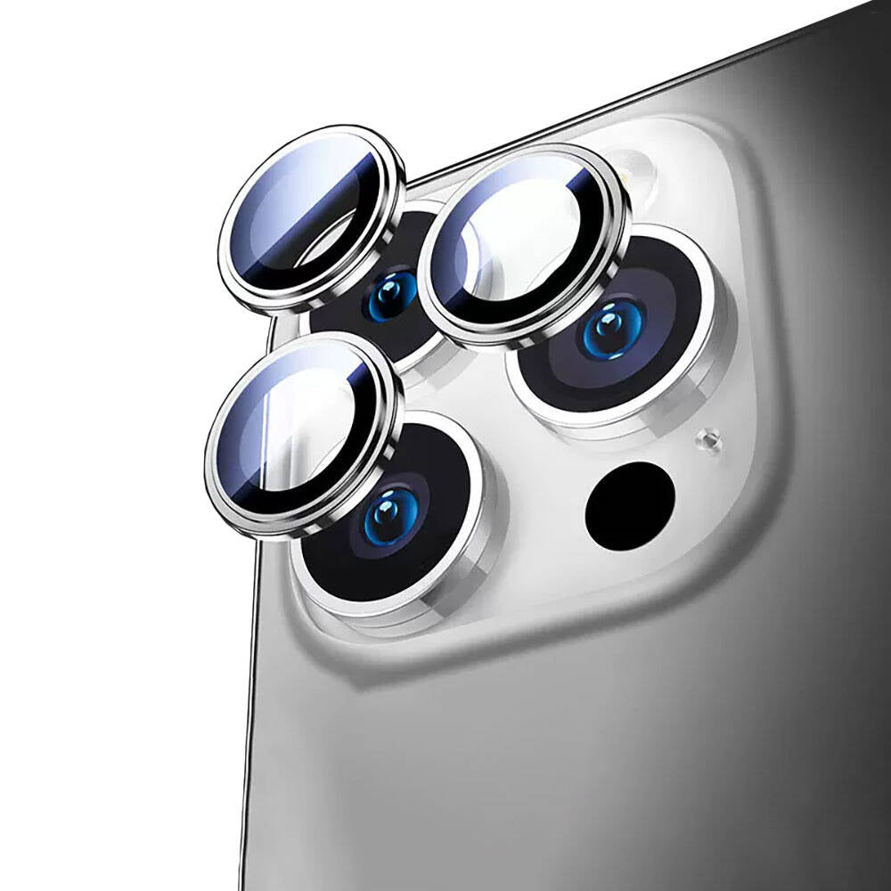Wiwu iPhone 16 Pro Lens Guard Metal Kamera Lens Koruyucu Wiwu iPhone 16 Pro Lens Guard Metal Kamera Lens Koruyucu